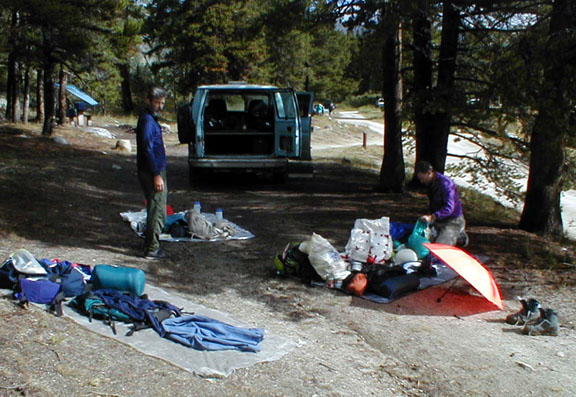 Hal and John outside Darwin, John's Truck