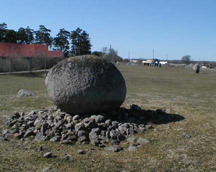 glacial erratic iron age grave stone