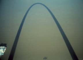 shadow of the St. Louis Arch © 1999